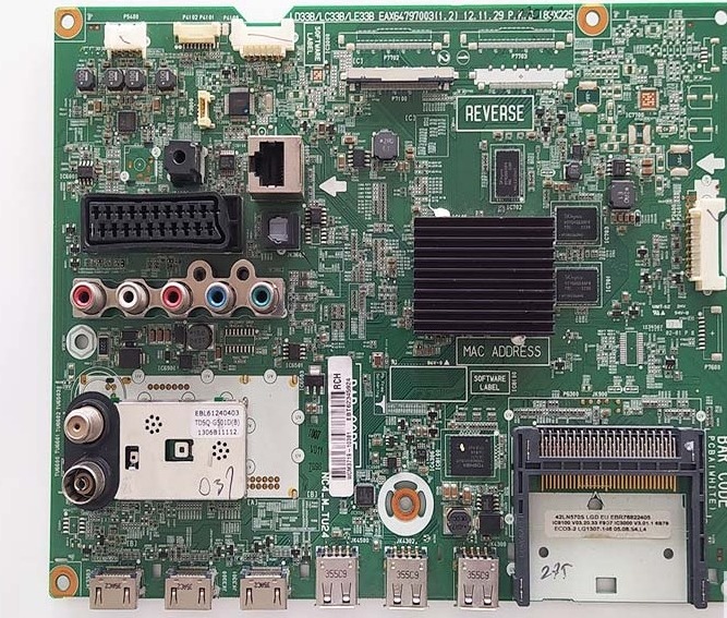 EAX64797003 (1.2) , EBT62297950 , LG 42LA620S , MAIN BOARD , ANAKART LC420DUE SF-U1