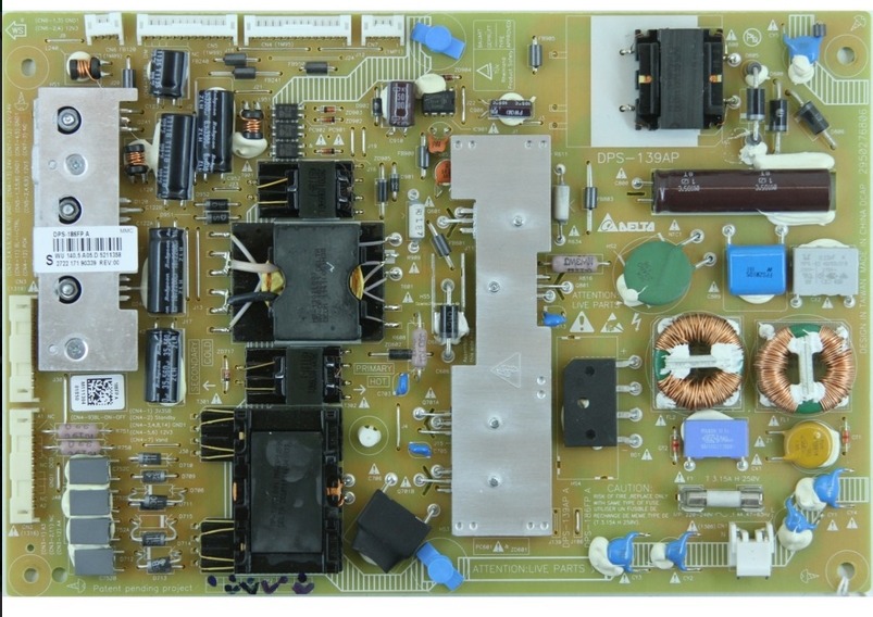 DPS-139AP , DPS-186FP A , 2950276806 , 2722 171 90339 , PHILIPS 42PFL7406H/12 , 42PFL7606K/12