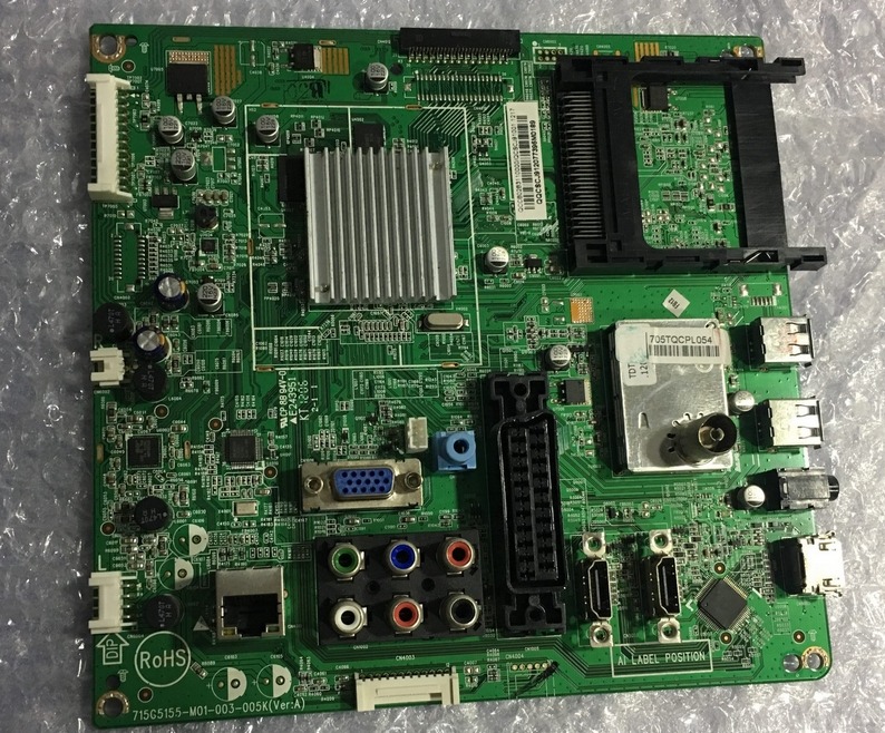 715G5155-M1B-002-005K, QCCB02B3180001, QCSCJ0D001, Philips 32PFL3207H/12, Main Board, Ana Kart,