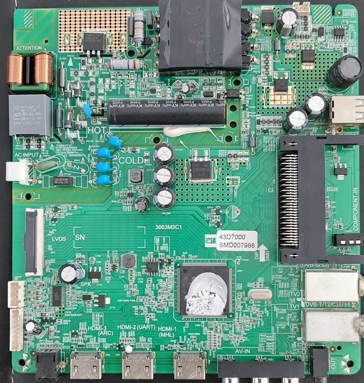 DİJİTSU,43D7000,SMD007988,ANAKART